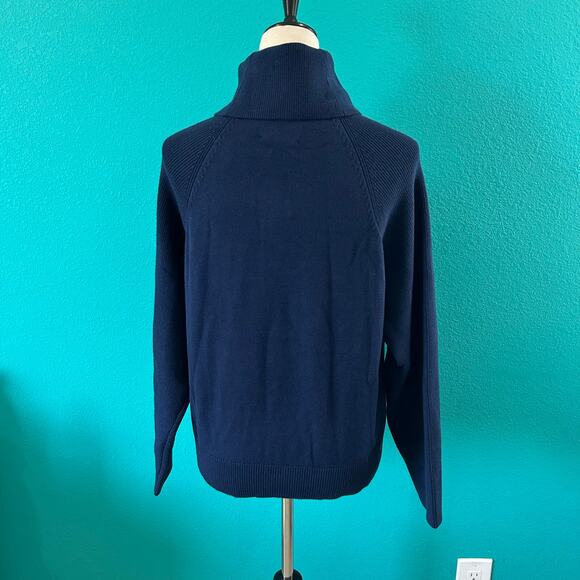 NWT Stitches & Stripes Navy Blue Hazel Turtleneck Sweater Warm Comfy Size S - Picture 2 of 4